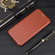 iPhone 11 Pro Max Carbon Fiber Texture Horizontal Flip TPU + PC + PU Leather Case with Card Slot - Brown