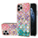 iPhone 11 Pro Max Electroplating Pattern IMD TPU Shockproof Case with Rhinestone Ring Holder  - Colorful Scales