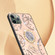 iPhone 11 Pro Max Fashion Clock Pattern Rhinestone Mobile Phone Shell with Bracket / Hand Rope / Lanyard - Rose Gold