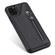 iPhone 11 Pro Max Solid Color Double Buckle Zipper Shockproof Protective Case - Black