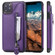 iPhone 11 Pro Max Solid Color Double Buckle Zipper Shockproof Protective Case - Purple