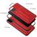iPhone 11 Pro Max Fierre Shann Full Coverage Protective Leather Case with Holder & Card Slot  - Red