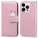 iPhone 11 Pro Max Cartoon Buckle Horizontal Flip Leather Phone Case - Pink