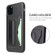 iPhone 11 Pro Max Fierre Shann Full Coverage Protective Leather Case with Holder & Card Slot  - Black