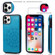 iPhone 11 Pro Max Double Buckle Mandala Pattern PU+TPU Protective Case with Card Slots & Holder & Photo Frame  - Blue