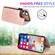 iPhone 11 Pro Max Double Buckle Mandala Pattern PU+TPU Protective Case with Card Slots & Holder & Photo Frame  - Rose Gold