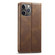 iPhone 11 Pro Max LC.IMEEKE RFID Anti-theft Leather Phone Case - Brown