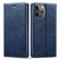 iPhone 11 Pro Max LC.IMEEKE RFID Anti-theft Leather Phone Case - Blue
