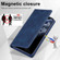iPhone 11 Pro Max LC.IMEEKE RFID Anti-theft Leather Phone Case - Blue