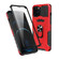 iPhone 11 Pro Max All-inclusive PC TPU Glass Film Integral Phone Case - Red