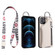iPhone 11 Pro Max Detachable Zippered Coin Purse Phone Case with Lanyard - White