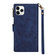 iPhone 11 Pro Max Zipper Multi-card Slots Horizontal Flip PU Leather Case with Holder & Card Slots & Wallet & Lanyard & Photo Frame  - Blue
