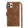 iPhone 11 Pro Max Zipper Multi-card Slots Horizontal Flip PU Leather Case with Holder & Card Slots & Wallet & Lanyard & Photo Frame  - Brown