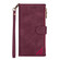 iPhone 11 Pro Max Zipper Multi-card Slots Horizontal Flip PU Leather Case with Holder & Card Slots & Wallet & Lanyard & Photo Frame  - Wine Red