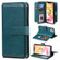 iPhone 11 Pro Max Multifunctional Magnetic Copper Buckle Horizontal Flip Solid Color Leather Case with 10 Card Slots & Wallet & Holder & Photo Frame - Dark Green