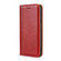 iPhone 11 Pro Max Grid Texture Magnetic PU + TPU Horizontal Flip Leather Case with Holder & Card Slot  - Red
