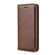 iPhone 11 Pro Max Grid Texture Magnetic PU + TPU Horizontal Flip Leather Case with Holder & Card Slot iPhone 11 Pro - Brown