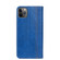 iPhone 11 Pro Max Grid Texture Magnetic PU + TPU Horizontal Flip Leather Case with Holder & Card Slot iPhone 11 Pro - Blue
