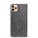 iPhone 11 Pro Max Grid Texture Magnetic PU + TPU Horizontal Flip Leather Case with Holder & Card Slot  - Grey