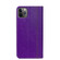 iPhone 11 Pro Max Grid Texture Magnetic PU + TPU Horizontal Flip Leather Case with Holder & Card Slot iPhone 11 Pro - Purple