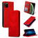 iPhone 11 Pro Max Retro Skin Feel Business Magnetic Horizontal Flip Leather Case  - Red