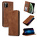 iPhone 11 Pro Max Retro Skin Feel Business Magnetic Horizontal Flip Leather Case  - Brown