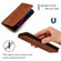 iPhone 11 Pro Max Retro Skin Feel Business Magnetic Horizontal Flip Leather Case  - Brown