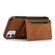Three-fold Leather Phone Case with Card Slot & Wallet & Holder iPhone 11 Pro Max - Brown
