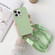 iPhone 11 Pro Max Elastic Silicone Protective Case with Wide Neck Lanyard  - Green