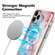 iPhone 11 Pro Max Marble Pattern Dual-side IMD Magsafe TPU Phone Case - Blue Marble