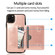 iPhone 11 Pro Max Shockproof PU + TPU Protective Case with Card Slots & Holder - Rose Gold