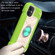 iPhone 11 Pro Max Shockproof Silicone + PC Protective Case with Dual-Ring Holder  - Guava