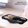 iPhone 11 Pro Max PC+ Silicone Three-piece Anti-drop Mobile Phone Protective Back Cover - Black