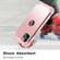 iPhone 11 Pro Max PC+ Silicone Three-piece Anti-drop Mobile Phone Protective Back Cover - Rose gold