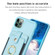 iPhone 11 Pro Max BF27 Metal Ring Card Bag Holder Phone Case - Blue