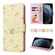 iPhone 11 Pro Max Bronzing Painting RFID Leather Case - Yellow Daisy