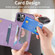 iPhone 11 Pro Max Line Card Holder Phone Case  - Purple