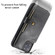 iPhone 11 Pro Max Buckle Zipper Shockproof Protective Case with Holder & Card Slots & Wallet & Lanyard & Photos Frame - Gray