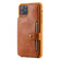 iPhone 11 Pro Max Buckle Zipper Shockproof Protective Case with Holder & Card Slots & Wallet & Lanyard & Photos Frame - Brown