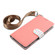 iPhone 11 Pro Max Wave Point Horizontal Flip Leather Case with Card Slots & Holder & Wallet & Lanyard  - Pink