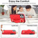 iPhone 11 Pro Max Non-slip Full Coverage Ring PU Phone Case with Wristband - Red