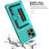 iPhone 11 Pro Max ZM06 Card Bag TPU + Leather Phone Case  - Cyan