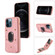 iPhone 11 Pro Max Armor Ring Wallet Back Cover Phone Case - Pink