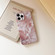 iPhone 11 Pro Max 2 in 1 Detachable Marble Pattern Phone Case - Pink