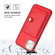 iPhone 11 Pro Max Shockproof Leather Phone Case with Card Holder - Red
