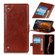iPhone 11 Pro Max Copper Buckle Nappa Texture Horizontal Flip Leather Case, with Holder & Card Slots & Wallet  - Brown