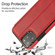 iPhone 11 Pro Max Knight Magnetic Suction Leather Phone Case  - Red