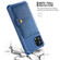 iPhone 11 Pro Max Magnetic Wallet Card Bag Leather Case  - Navy Blue