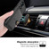 iPhone 11 Pro Max Magnetic Wallet Card Bag Leather Case  - Black