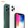 iPhone 11 Pro Max Hat-Prince ENKAY ENK-PC0662 Liquid Silicone Straight Edge Shockproof Protective Case + 0.26mm 9H 2.5D Full Glue Full Coverage Tempered Glass Protector Film - Light Green